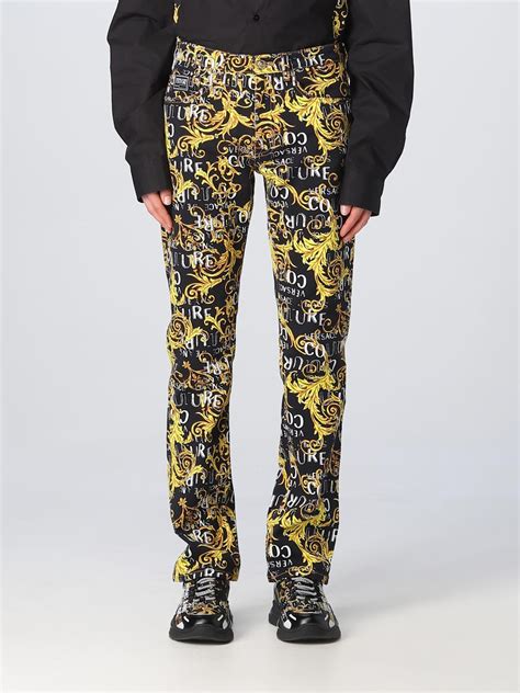 versace jeans couture black pants|versace jeans online shopping.